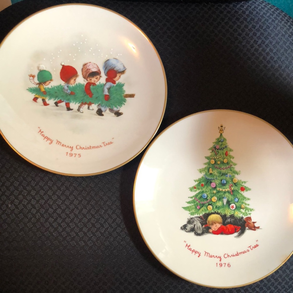 Vintage Gorham Christmas Plates